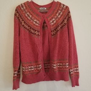 Vintage red sweater/cardigan